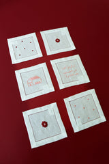 The holiday tweets coasters