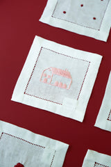 The holiday tweets coasters