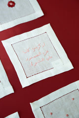 The holiday tweets coasters