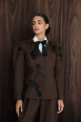Winter vines blazer