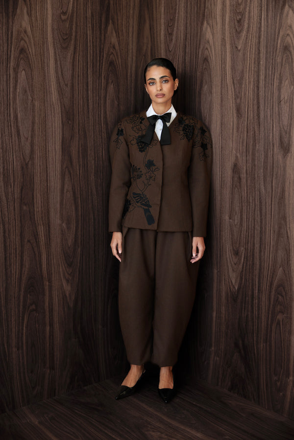 Winter vines blazer