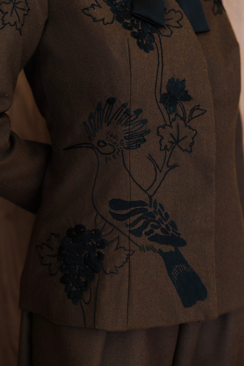 Winter vines blazer