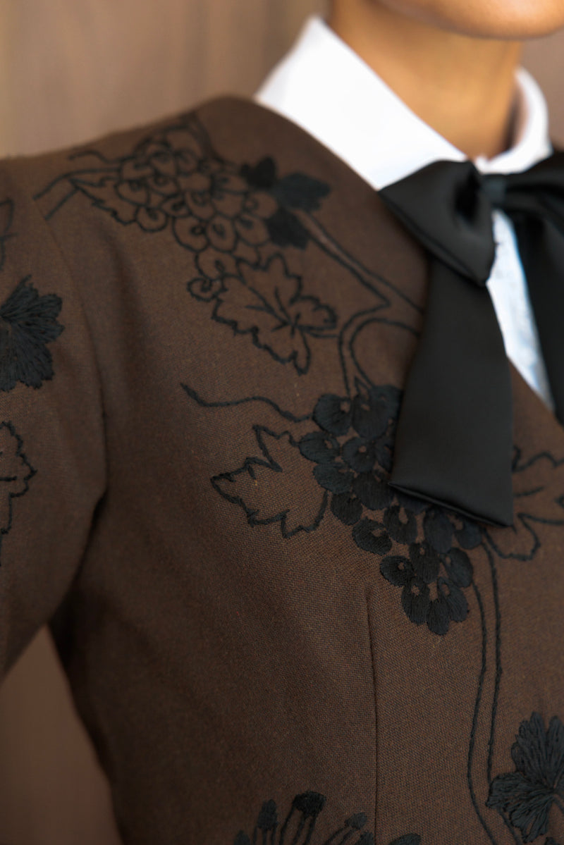 Winter vines blazer
