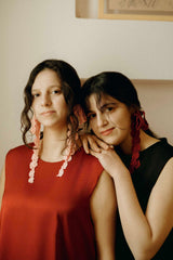 Rewards earrings in pink
