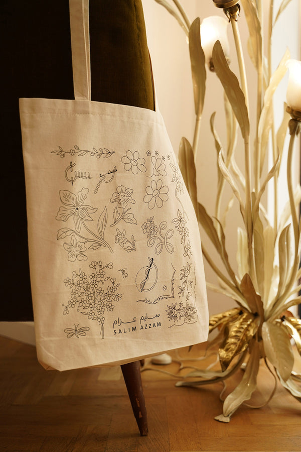 Tote embroidery kit