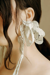 Rewards earrings in white