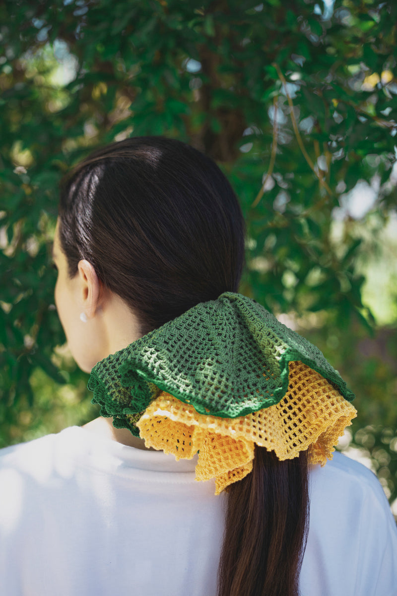 A pear crochet band