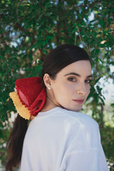 A cherry crochet band