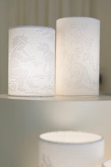 Rooster and hen lamp